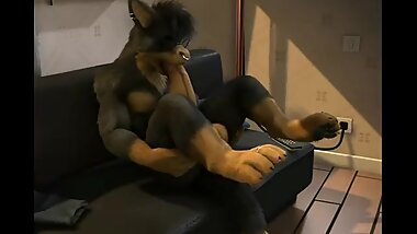 furry blowjob selfplay