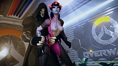 NSFW Overwatch, Widowmaker Part 4 3D Hentai Animation Good Quality, Long