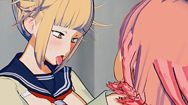 My Hero Academia - Himiko Toga Rides Futanari Hatsume Mei (3D Hentai)