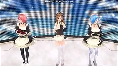 CM3D2 ASUNA REM RAM STRIPTEASE