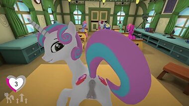 MLP Sweetie Belle Fucked In Front Of Class For Live Sex Ed Demonstration