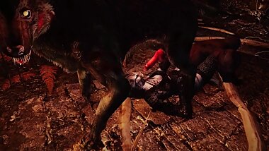 Khajiiti Teen Blows Wolf