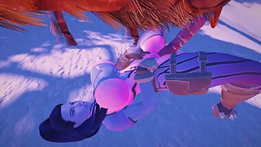 Big Spider fuck Widowmaker / Skyrim