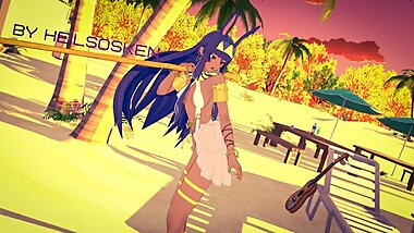 Fate/Grand Order: QUEEN NITOCRIS FUCKED ON THE BEACH (3D Hentai)