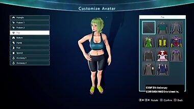 Examining Custom Female - JUMP FORCE