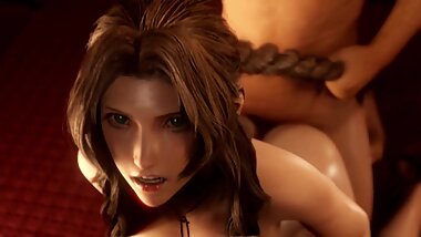 Final Fantasy - Aerith & Cloud