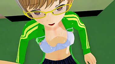 CHIE SATONAKA PERSONA 4 3D HENTAI full