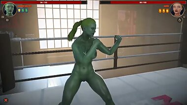 Jennifer Walters VS Karen (Naked Fighter 3D)