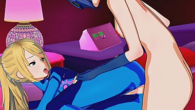 Zero Suit Samus X Futanari Lucina 3D Hentai