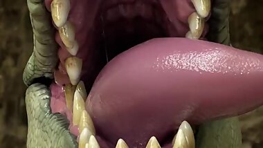 Shiden - Tyranno Mawshot Vore