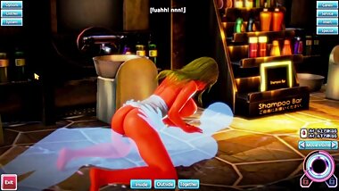 Busty Blonde 3D MMD SFM Anime Eroge 12