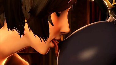 Crossover Futanari Part 1 3d Animation Compilation [10 min + Full HD]