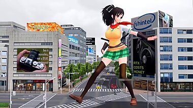 [3D MMD Giantess] Asuka Growth & Breast Expansion Dance HQ by hooligansauce