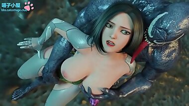 ALITA VS VENOM 3D SFM PORN