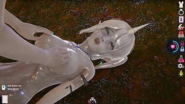AI - Little Oni Breast Massage (short clip)