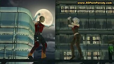 Hot scene from Tekken Sex Game