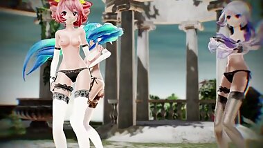 MMD Miku&Teto&Haku-????