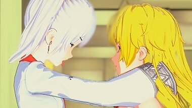 RWBY - FUTA Yang Tries to Impregnate Weiss