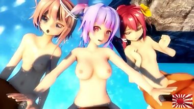 [MMD] R-18 Fascinating Submarine Beach