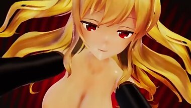 [MMD] R-18 Dance Futa Dracula, Light Cruiser Demon