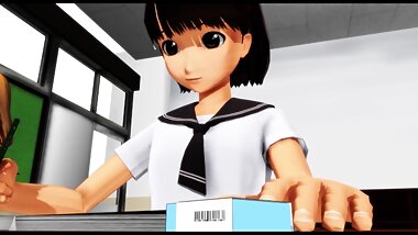 Giantess school animation