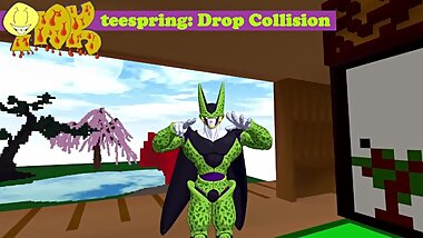 dragon ball z cell singing a the song groove beat