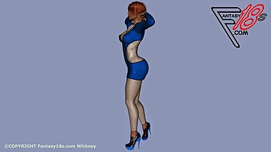 Whitney 18 Year Old 3D Teen Female Galleries At www.Fantasy18s.com