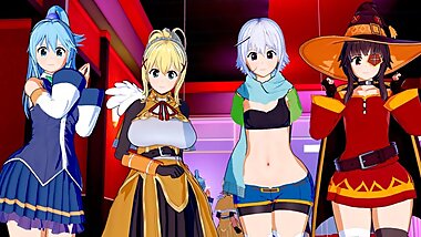 Ultimate Konosuba Harem Hentai