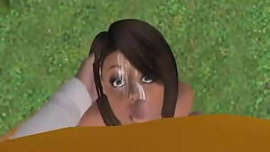 3D animation threesome