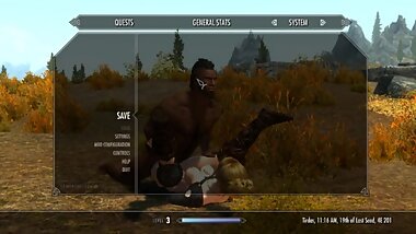 Skyrim animation testing 8