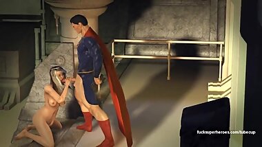 3D SUPERMAN FUCKS PERFECT BLONDE MILF IN HER SWEET VAGINA