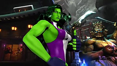 She-Hulk Win Pose UMVC3