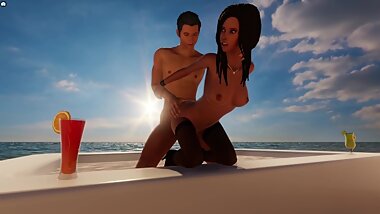 Sexy babe fucks on the yacht - 3DXChat