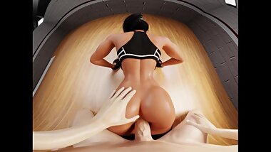 Overwatch: Pharahs Workout Anal Cream Pie VR 3D