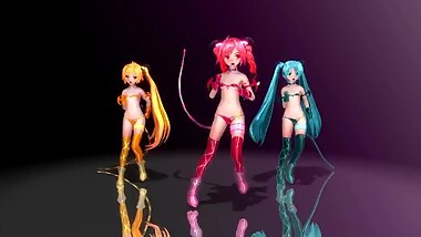 MMD HurlyBurly Dance Miku Hatsune, Ri