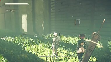 NieR:Automata GOTY 2B Nude Mod Sexy Outfit Full Walkthrough Part 23 JAP ENG