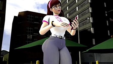 DVa's Growth App (Giantess SFM Animation)