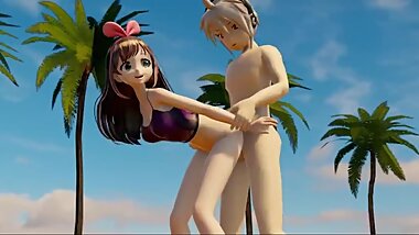 [MMD] Kiss me porn, Kisuna Ai.