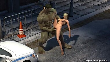 Tight teens pussy is smashed by hoolks giant dick