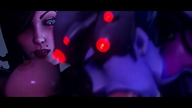 3D Animation - Hot Widowmaker And Mad Moxxi - Part 1