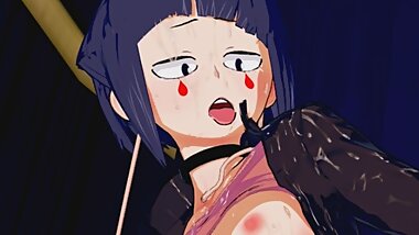 My Hero Academia - Kyoka Jiro Blowjob and Thighjob Hentai
