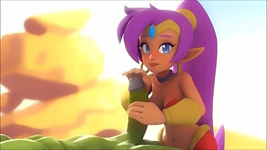 Shantae Handjob 3D Loop!