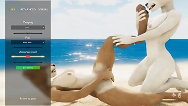 game furry new Feralis animation 3d animals sex lionesses leopard lesbians