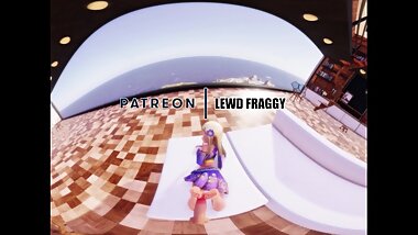 Idolmaster - Layla Oily Footjob 4K UNCENSORED VR HENTAI