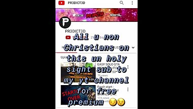 Sub to PR3DICT3D on YouTube and watch my vids instead lads