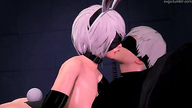 2B Bunny Fuck by Exga