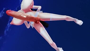 [3D MMD Futanari] Futanari Hyper Breast & Dick Dance HQ