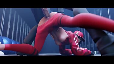 Couple Sexual 3d Animations with a Fortnite Anal Ruby Penetrated