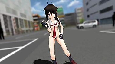 MMD Shigure ikki tousen