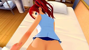 Wanted an event ship? Too bad, it's San Diego POV - (Azur Lane / 3D Hentai)